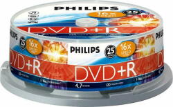 Philips DVD + R 16x 4.7 GB DVD-blanks (16-fold, 25 pieces) (DR4S6B25F/00) - vexio