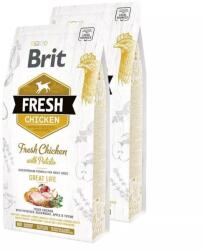 Brit Fresh Chicken with Potato Adult Great Life 2x2, 5kg