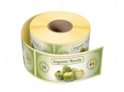 Label Print Etichete personalizate pentru borcane, Gogonele murate, 54x144 mm, 500 etichete rola (06905631021801)