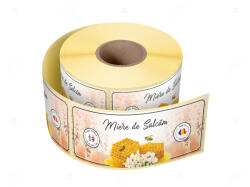 Label Print Etichete personalizate pentru borcane, Miere de salcam, 54x144 mm, 500 etichete rola (06905631023201)