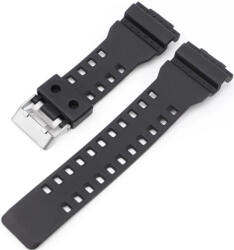 Ricardo Curea pentru Casio G-Shock, plastic, negru mat, cataramă argintie (pentru modelele GA-100, GA-110, GD-120, GLS-100)