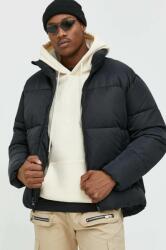Abercrombie & Fitch rövid kabát férfi, fekete, téli - fekete XL - answear - 75 990 Ft