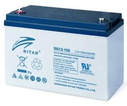 Ritar Power Акумулаторна батерия Ritar Power DG12-100, 12V, 100Ah, GEL, F12/M8 конектори (DG12-100)