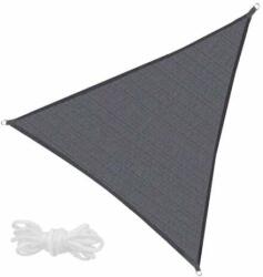 SPRINGOS Copertina parasolar, Springos, triunghiulara, cu sfori pentru montare, geanta, inele metalice, gri inchis, 7x5x5 m (SN1054)