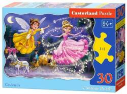 Castorland Cinderella - 30 de piese Puzzle Cenușăreasa pentru copii, Multicolor (KX4375)