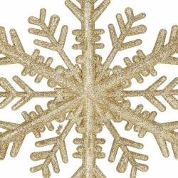SPRINGOS Ornament de Crăciun de 30 cm cu fulg de zăpadă, auriu (CA0782)