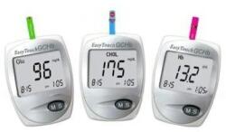 Wellmed GCH ET-321 vércukorszint mérő, koleszterin, hemoglobin analizátor, memóriával és tesztekkel (ET-321)