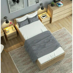 AKORD Franciaágy ágykerettel + matrac - 90 x 200 cm - Akord Furniture - (5907504386188)