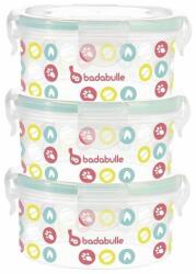 Badabulle Set de containere Badabulle - 3 buc. , 300 ml (B004000) Set pentru masa bebelusi