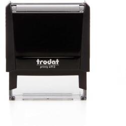 TRODAT Bélyegző, TRODAT Printy 4913 , fekete ház, fekete párnával (4913F) - kellekanyagonline