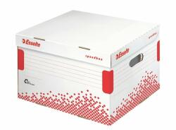 ESSELTE Archiválókonténer, L méret, újrahasznosított karton, ESSELTE Speedbox , fehér (623913) - kellekanyagonline