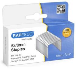Rapesco Tűzőkapocs, 53/8, horganyzott, RAPESCO (0752)