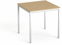MAYAH Általános asztal fémlábbal, 75x75 cm, MAYAH Freedom SV-37 , kőris (SV-37/IBXA37K)