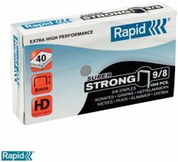 RAPID Tűzőkapocs, 9/8, horganyzott, RAPID Superstrong (24871000)