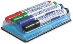 GRANIT Táblamarker készlet, 2-3 mm, kúpos, mágneses tolltartóval, GRANIT M460 , 4 különböző szín (M46004M00)
