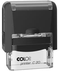 COLOP Bélyegző, COLOP Printer C 20 , fekete cserepárnával (01522001/01522000) - kellekanyagonline