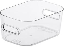 SMARTSTORE Műanyag tárolódoboz, 0, 6 liter, SMARTSTORE Compact Clear XS , átlátszó (10490)