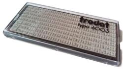 TRODAT Betűkészlet, TRODAT 6003 (6003)