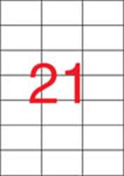 APLI Etikett, univerzális, 70x42, 4 mm, APLI, 2100 etikett/csomag (1276/3136)