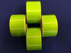 Etikett, thermo, 25x45 mm, 1000 etikett/tekercs, zöld (ISCT2545Z) - kellekanyagonline