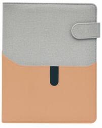 SATURNUS Kalendárium, gyűrűs, betétlapokkal, L , műbőr, SATURNUS, 229 , szürke-lazac (26SL229-00E) - kellekanyagonline