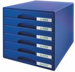 LEITZ Irattároló, műanyag, 6 fiókos, LEITZ Plus , kék (52120035) - kellekanyagonline