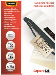 Fellowes Meleglamináló fólia, 125 mikron, 83x113 mm, fényes, 100 db, FELLOWES (5307101) - kellekanyagonline