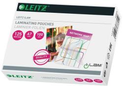 LEITZ Meleglamináló fólia, 125 mikron, A7, fényes, LEITZ iLam (33805)