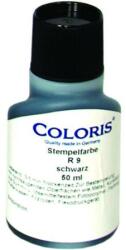 COLORIS Bélyegzőfesték, 50 ml, ipari, univerzális, COLORIS R9 , fekete (04320201)