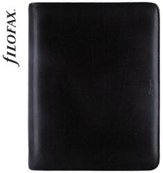 FILOFAX Kalendárium, gyűrűs, betétlapokkal, A5, FILOFAX Metropol , cipzárral fekete (FX-026979) - kellekanyagonline