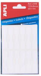 APLI Etikett, 10x49 mm, kézzel írható, ékszerekhez, APLI, 48 etikett/csomag (02689) - kellekanyagonline