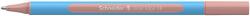 Schneider Golyóstoll, 0, 7 mm, kupakos, SCHNEIDER Slider Edge XB Pastel , halvány piros (152236) - kellekanyagonline