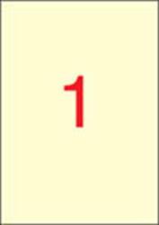 APLI Etikett, 210x297 mm, színes, APLI, krémszínű, 20 etikett/csomag (11802) - kellekanyagonline