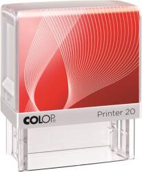 COLOP Bélyegző, COLOP Printer IQ 20 fehér ház - fekete párnával (01462016) - kellekanyagonline