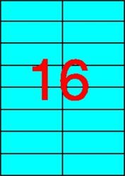 APLI Etikett, 105x37 mm, színes, APLI, kék, 320 etikett/csomag (01596)