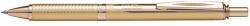 Pentel Zseléstoll, 0, 35 mm, nyomógombos, arany tolltest, PENTEL EnerGel BL-407 kék (BL407X-A) - kellekanyagonline