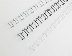 GBC Spirál, fém, 2: 1, 14 mm, 130 lap, GBC MultiBind 21 , ezüst (IB161438)