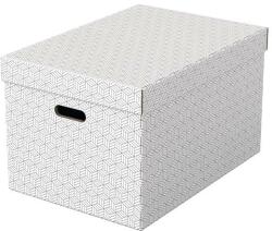 ESSELTE Tárolódoboz, L méret, ESSELTE Home , fehér (628286) - kellekanyagonline