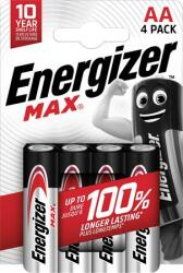 Energizer Elem, AA ceruza, 4 db, ENERGIZER Max (E300112503)