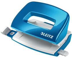 Leitz Lyukasztó, kétlyukú, 10 lap, fém, mini, LEITZ Nexxt Wow , kék (50601036)