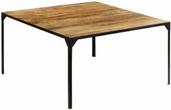 vidaXL tömör mangófa étkezőasztal 140 x 140 x 76 cm (246628) - pepita