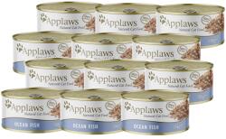 Applaws Óceáni halak húslevesben konzervdobozban 12x156g