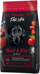 Fitmin 2x12kg Fitmin Dog for Life marha & rizs száraz kutyatáp