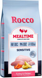 Rocco 12kg Rocco Mealtime Sensitive pulyka & csirke száraz kutyatáp 10+2kg ingyen akcióban