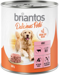 Briantos 24x800g Briantos Delicious Paté Marha nedves kutyatáp