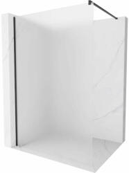 Mexen Kioto walk-in zuhanyfal - tejüveg / fekete profil - 80 cm ( (800-080-101-70-30)