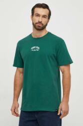 Tommy Jeans pamut póló zöld, férfi, nyomott mintás - zöld L - answear - 13 990 Ft