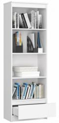 AKORD Polcos szekrény / könyvespolc - Akord Furniture R60 - fehér (5901738166905)