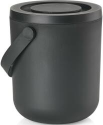 ZONE Container pentru deșeuri organice CIRCULAR 3 l, negru, plastic, Zona Danemarca Cos de gunoi