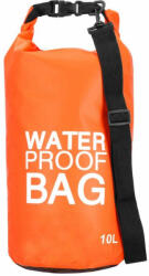 Springos Vízálló táska, narancssárga, 10l-es vízhatlan zsák (CS0030)